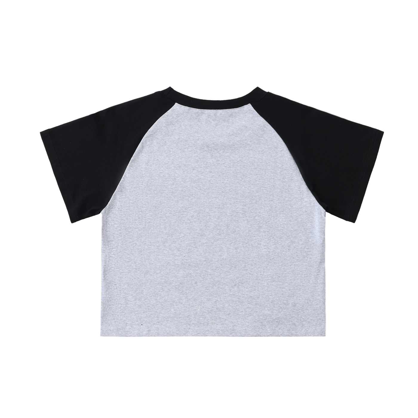 Gothic Rose FLWR FILTH Emblem - Color Blocked Raglan Sleeve Crop Top